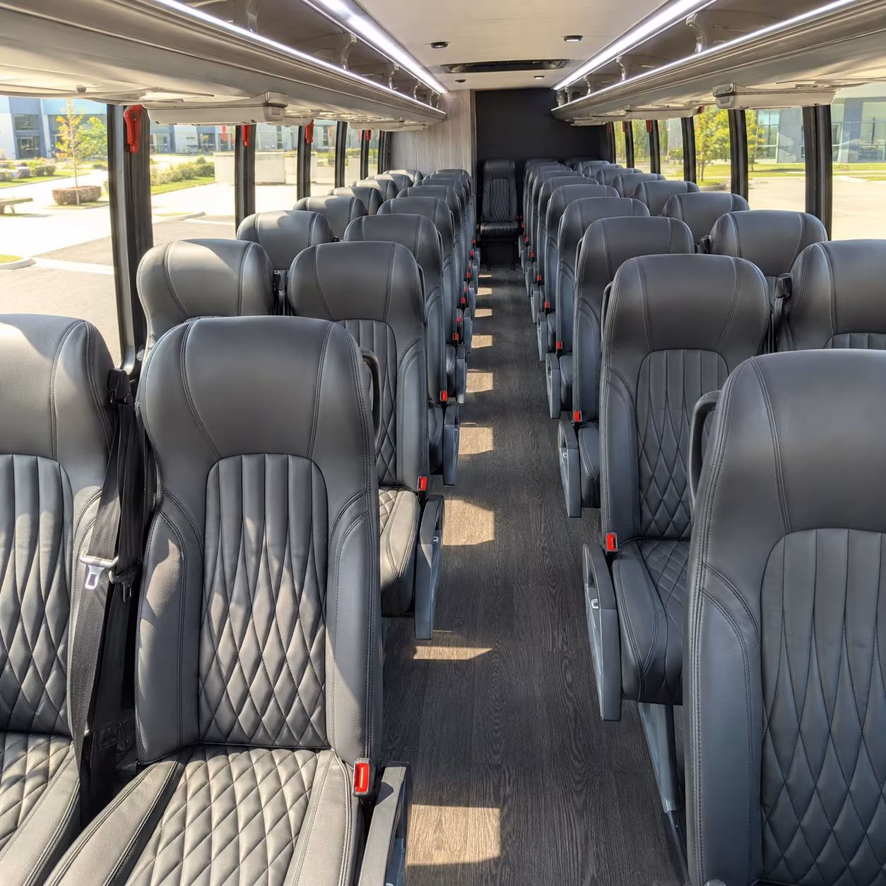 Irvine Airport Shuttle & Transportation onboard seating
