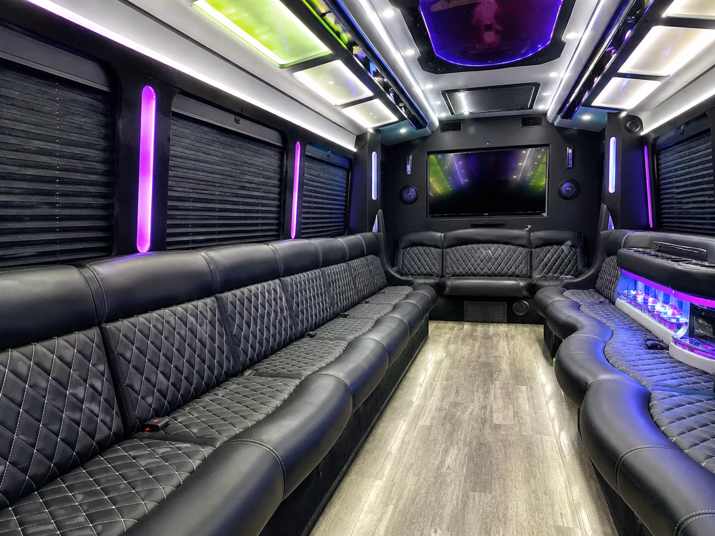 Irvine Bachelor & Bachelorette Transportation onboard seating