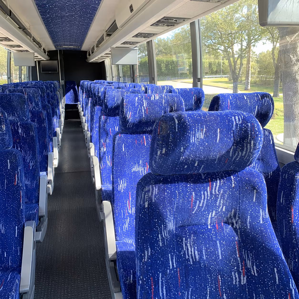 Irvine Corporate Transportation party bus exterior