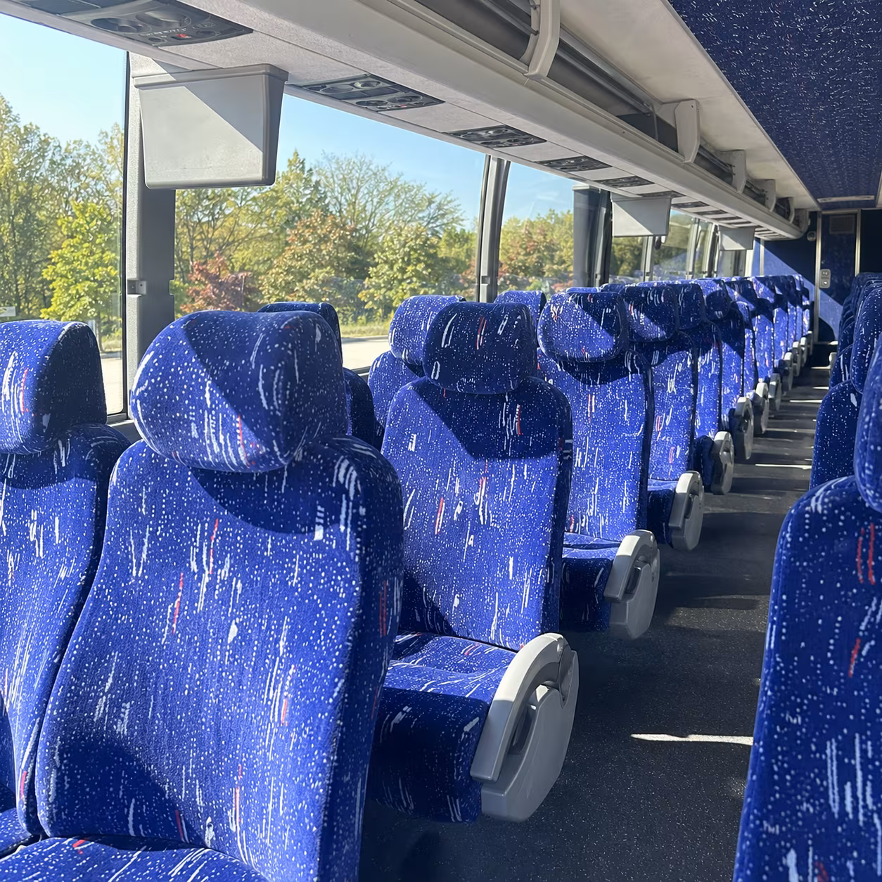 Irvine Corporate Transportation party bus exterior