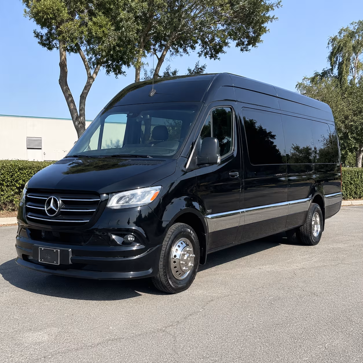 Irvine Corporate Transportation party bus exterior