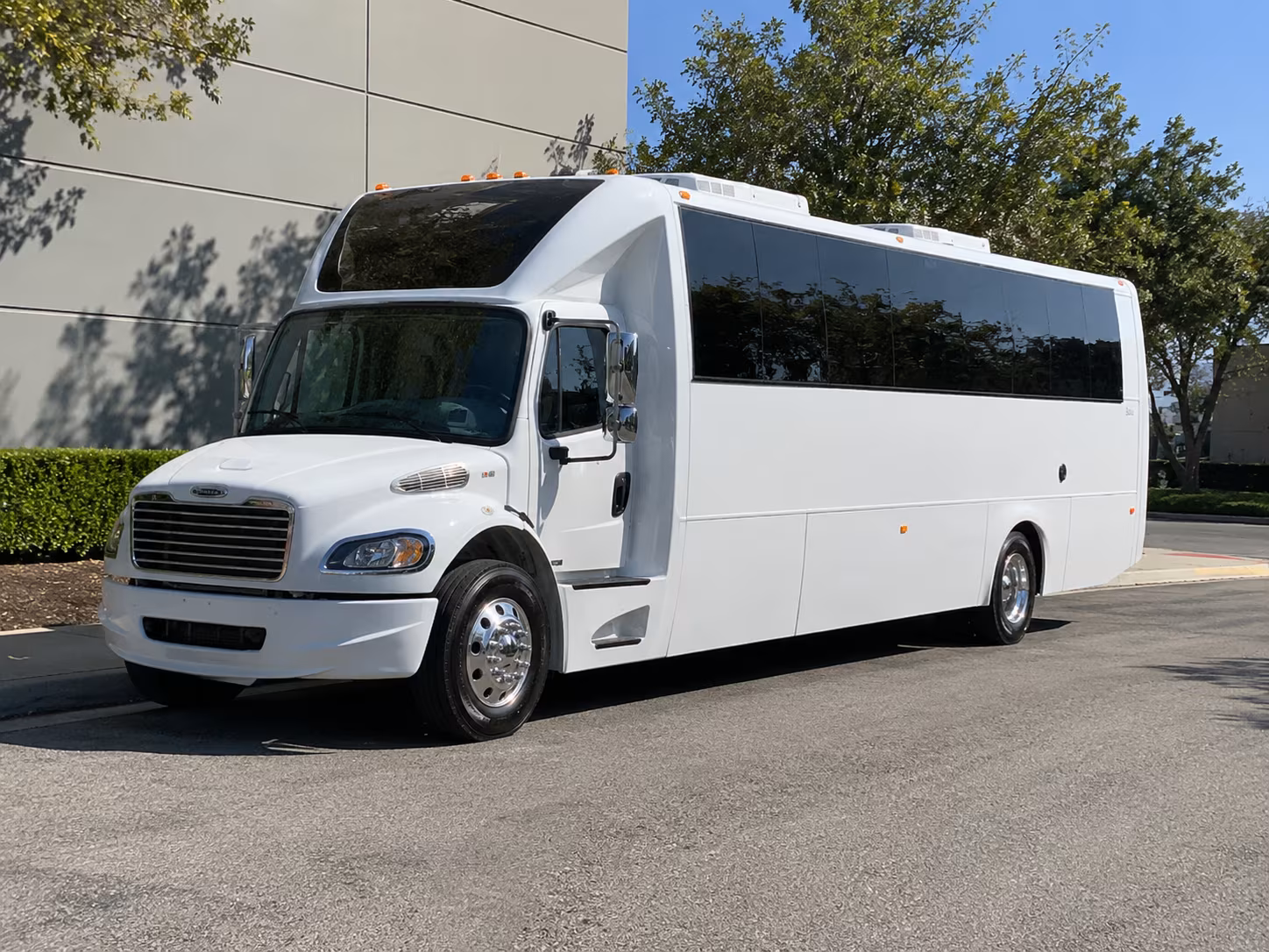 Irvine Prom & Homecoming Transportation party bus exterior