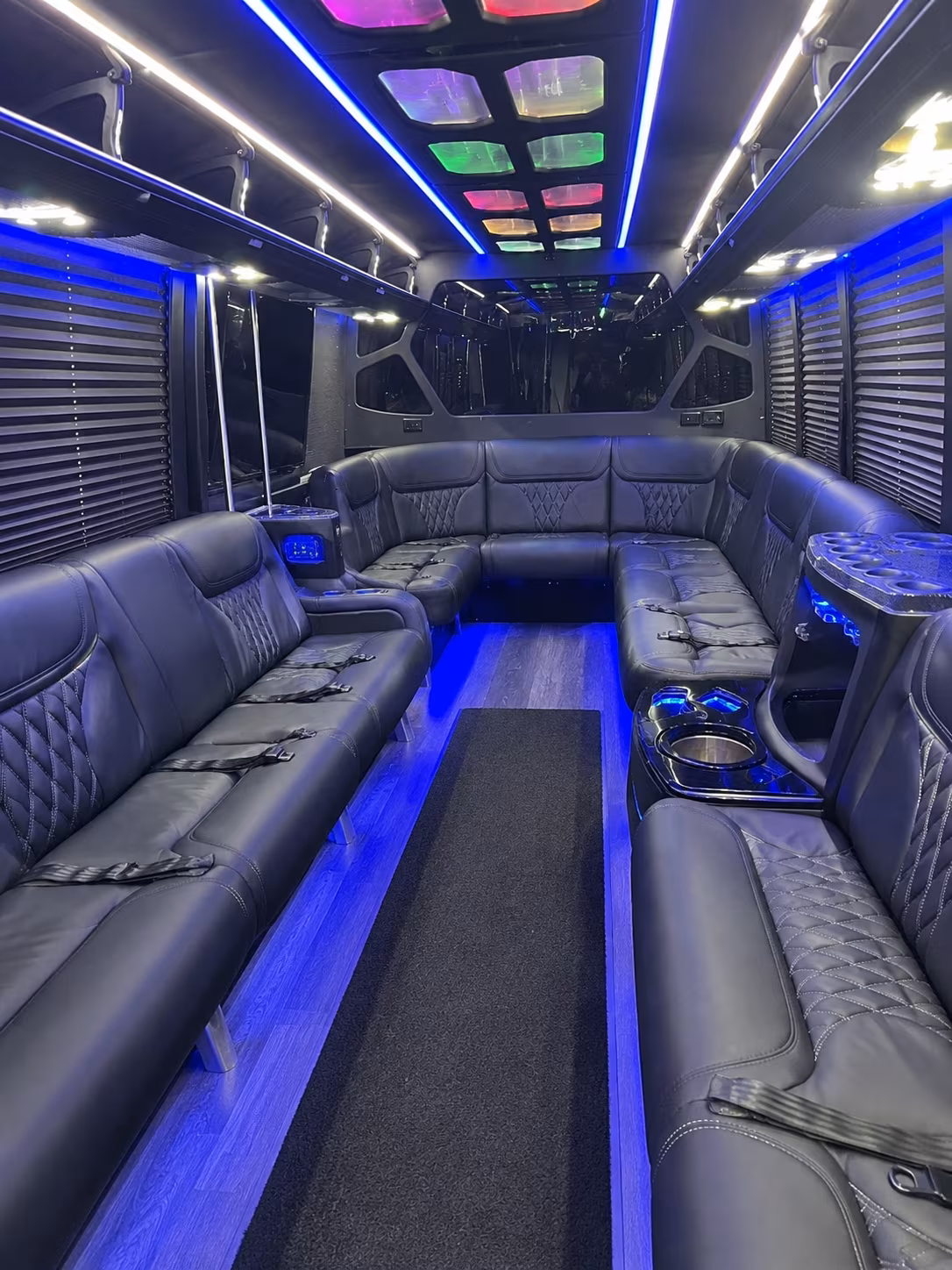 Irvine Sporting Event Transportation onboard seating